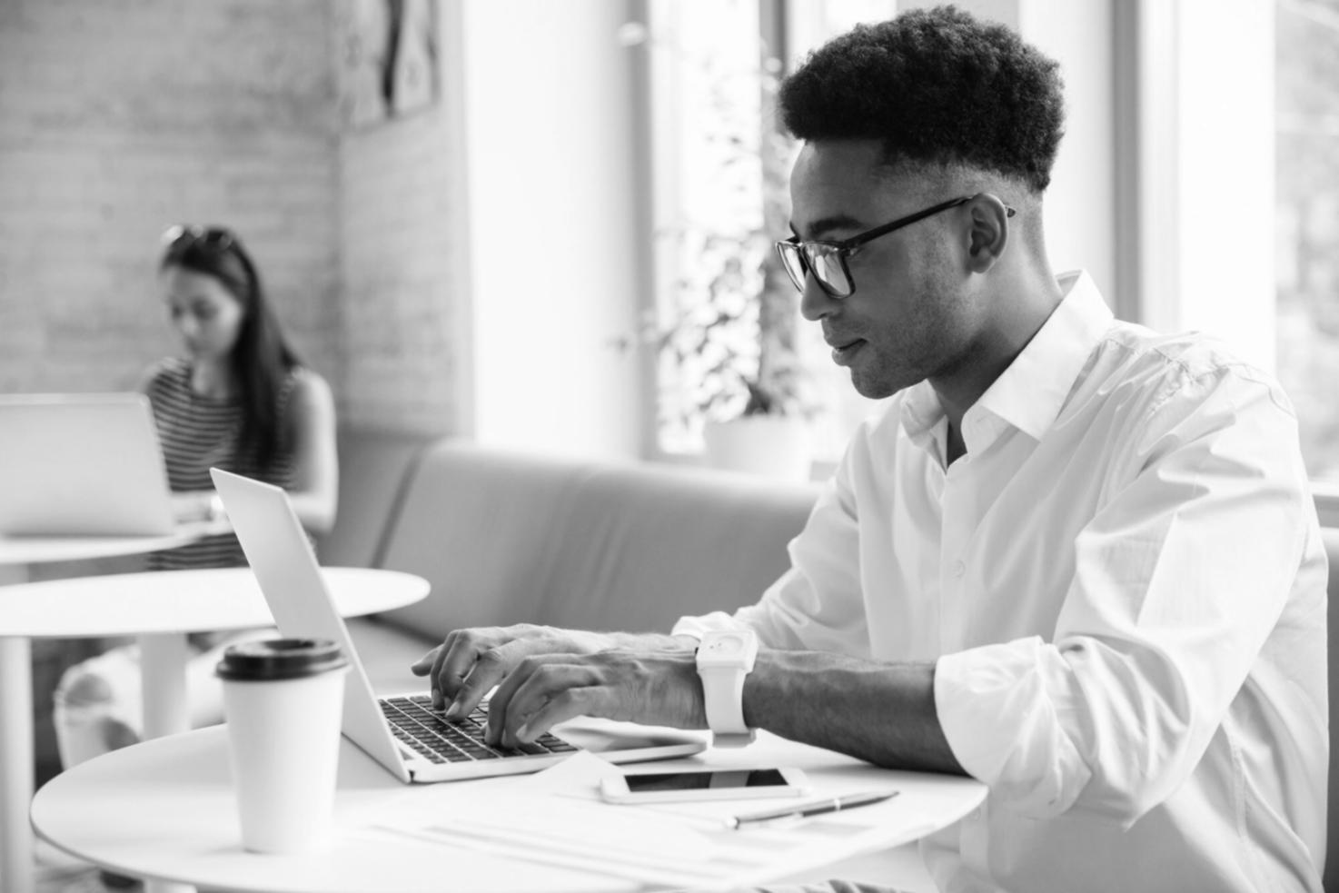 Professional financial analysis workspace with modern tools and data visualization